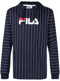 Fila полосатая толстовка с капюшоном