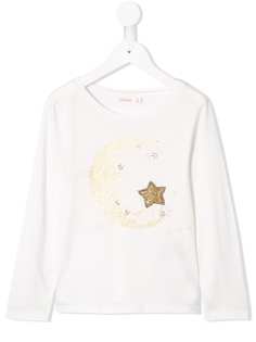 Billieblush футболка с вышивкой бисером