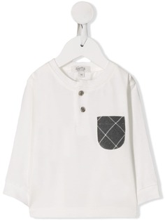 Aletta футболка с контрастным карманом