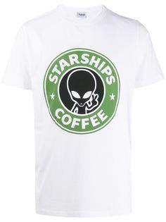 Sss World Corp футболка с принтом Starships Coffee