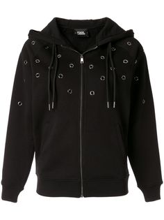 Karl Lagerfeld худи с люверсами