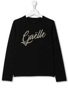 Gaelle Paris Kids толстовка с вышитым логотипом