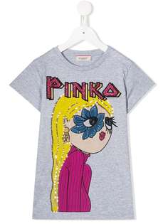 Pinko Kids футболка с принтом