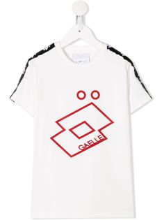 Gaelle Paris Kids футболка с логотипом из коллаборации с Lotto