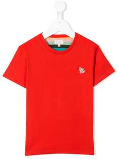 Paul Smith Junior футболка с вышитым логотипом