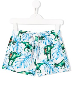 Mc2 Saint Barth Kids шорты с принтом