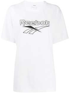 Reebok футболка из джерси с логотипом