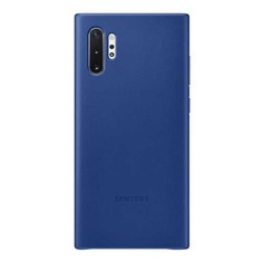 Чехол (клип-кейс) SAMSUNG Leather Cover, для Samsung Galaxy Note 10+, синий [ef-vn975llegru]