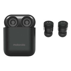 Наушники Гарнитура MOTOROLA Vervebuds 110, Bluetooth, вкладыши, черный [sh039bk]