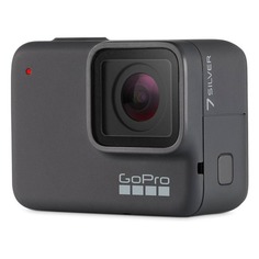 Экшн-камера GOPRO HERO7 Silver Edition 4K, WiFi, серый [chdhc-601]