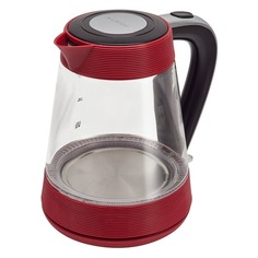 Чайник электрический POLARIS PWK 1735CGL, 2000Вт, красный и черный