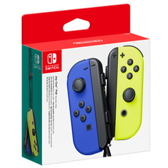 Геймпад для Switch Nintendo 2шт, Joy-Con синий/неоновый желтый 2шт, Joy-Con синий/неоновый желтый