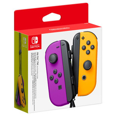 Геймпад для Switch Nintendo 2шт, Joy-Con неоновый фиолетовый/оранжевый 2шт, Joy-Con неоновый фиолетовый/оранжевый