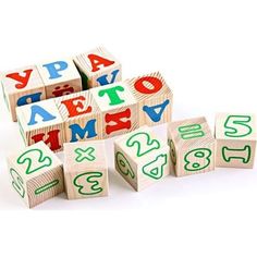 Набор кубиков Томик Алфавит с цифрами