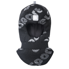 Шапка Artel Font черный/серый