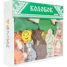 Деревянный конструктор Томик Колобок
