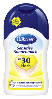 Солнцезащитное молочко Bubchen 30, 150 мл