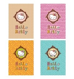 Блокнот клетка А7 40л Action Hello Kitty Action!