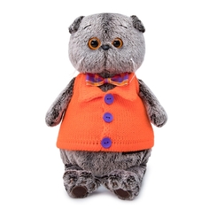 Мягкая игрушка Budi Basa Басик в вязаном халате 25 см