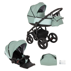 Коляска 2 в 1 Bexa Poland Light Eco, цвет: мятный