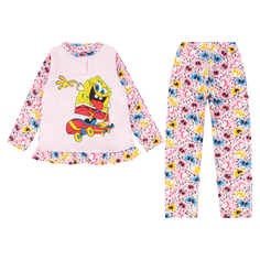 Пижама джемпер/брюки Lanmio, цвет: розовый