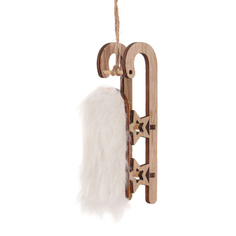 Подвеска декоративная Kaemingk санки 12х4х5.5см