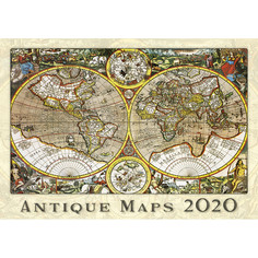 Календарь настенный Antique Maps на 2020 год Экслибрис