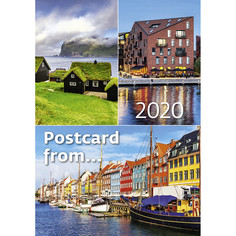 Календарь настенный Postcard from на 2020 год Экслибрис