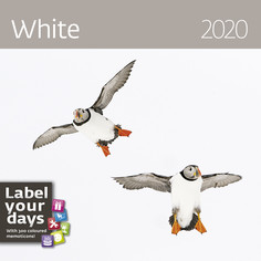 Календарь-органайзер White на 2020 год Экслибрис
