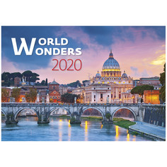 Календарь настенный World Wonders на 2020 год Экслибрис