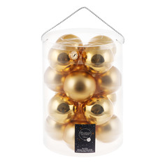 Набор шаров Kaemingk Золотистый 80мм 16 шт 140713