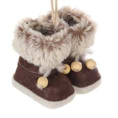 Игрушка елочная Kaemingk Ботиночки 10см 612541