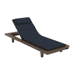Шезлонг семисекционный 275 х 875 х 2200 термоясень темно-синий - GF.12.27.073 Yachtline