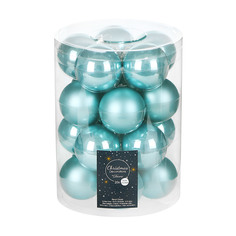 Набор шаров на елку Kaemingk 6см 20шт голубой