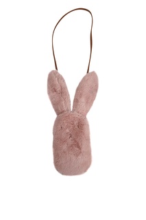 Розово-коричневая сумка-кролик Il Gufo