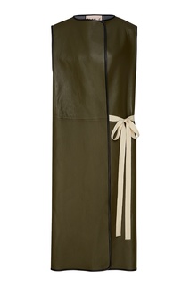 Удлиненный жилет из кожи Plan C