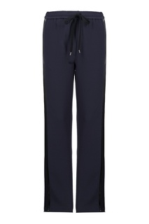 Синие брюки с лампасами No21