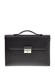Сумка-портфель черного цвета Canali