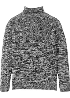 Мужские пуловеры Водолазка с узором косичка Bonprix