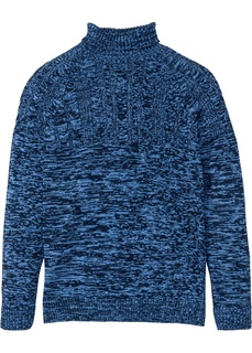 Мужские пуловеры Водолазка с узором косичка Bonprix