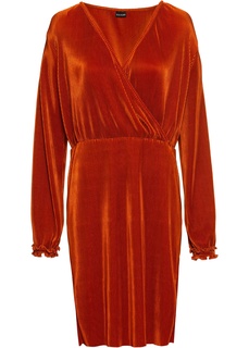 Короткие платья Платье из плиссированного материала Bonprix