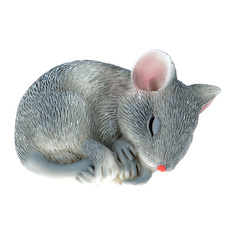 Фигурка декоративная ARTS Маленькая спящая крыса