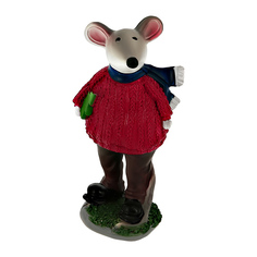 Фигурка декоративная ARTS Крыса мальчик в красном свитере