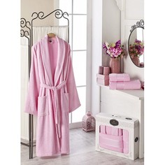 Халат женский с полотенцами (48/50(RUSсм) XL(INTсм)см) Do&Co