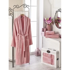 Халат женский с полотенцами (50/52(RUSсм) XXL(INTсм)см) Do&Co