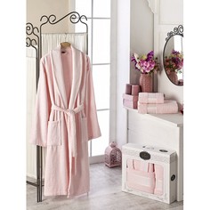 Халат женский с полотенцами (50/52(RUSсм) XXL(INTсм)см) Do&Co