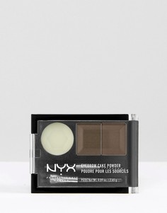 Тени для бровей NYX Professional Makeup-Коричневый цвет