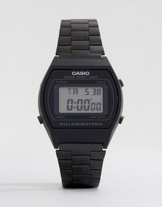 Черные электронные часы из нержавеющей стали Casio B640WB-1AEF-Черный