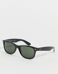 Солнцезащитные очки-вайфареры с оправой среднего размера Ray-Ban - 0rb2132-Черный
