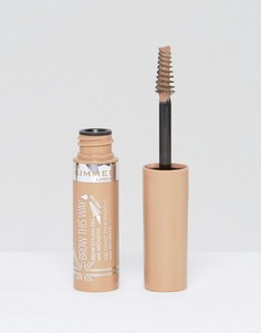 Гель для бровей с аргановым маслом Rimmel Brow This Way-Прозрачный